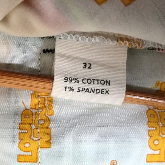 Loudmouth Golf Shorts Vertical Stripes Multicoloured Cotton Blend Men’s Waist 32 - Picture 9 of 9